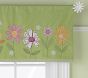 Daisy Garden Valance, Green