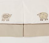 Sweet Lambie Crib Skirt