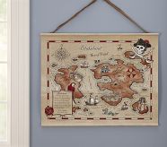 Personalized Kidlandia Pirate Map Art