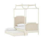 Darcy Bed, Full, Vintage White