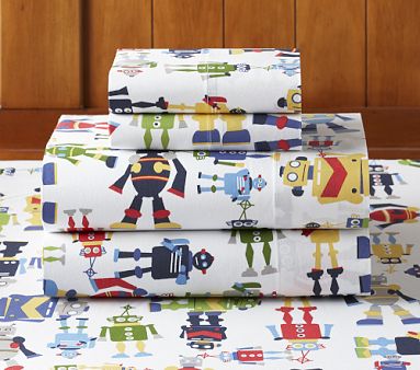 Robot Sheet Set, Twin