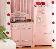 Pink Retro Kitchen Oven & Icebox Set