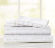 McKenna Floral Stripe Sheet Set, Twin