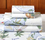 Island Surf Sheeting, Blue, Twin