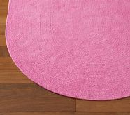 Solid Chenille Braided Rug