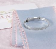 Silver Keepsake Baby Bracelet