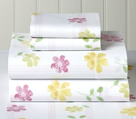 Emily Sheet Set, Twin, Yellow