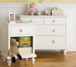 Berkeley Dresser, Antique White