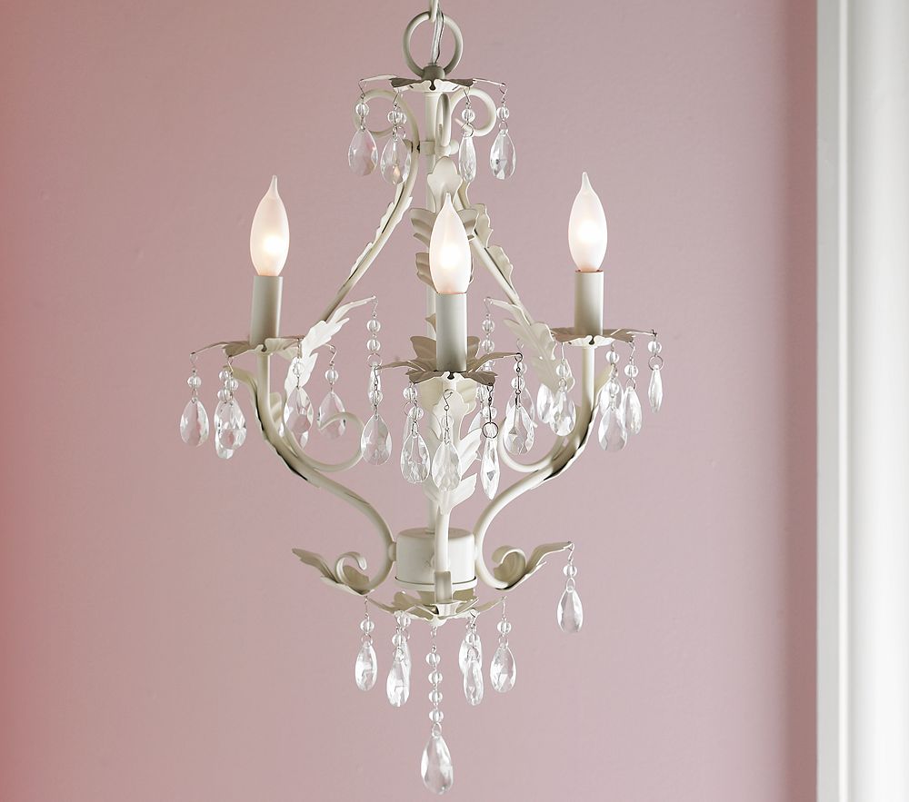White Ella Chandelier
