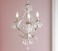 White Ella Chandelier