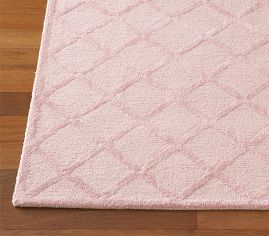 Pink Trellis Rug Swatch