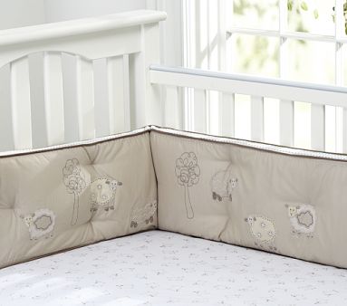 Sweet Lambie Crib Sheeting