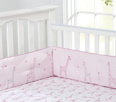 G Is For Giraffe Crib Skirt