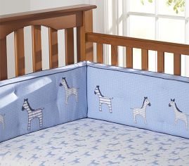 Z Is For Zebra Crib Fitted Sheet