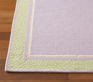 Polka Dot Border Rug