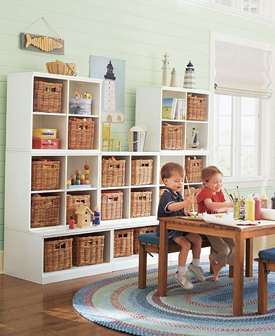 Cameron Media and Storage White Playroom