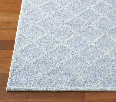 Trellis Rug, Blue