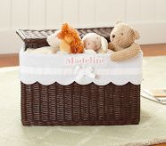Sabrina Toy Chest, White