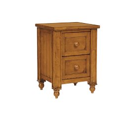 Rustic Thomas Nightstand, Rustic Sun Valley Honey