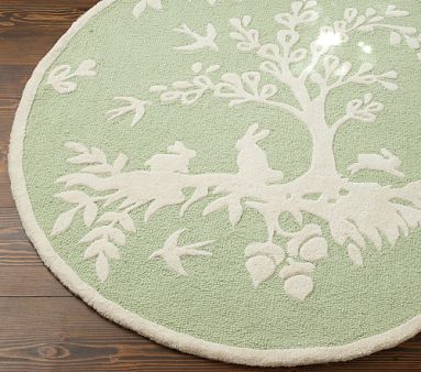 Woodlands Rug, 5 Foot Round
