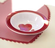 Valentine's Day Bamboo Melamine Bowls