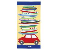 Car Beach Towel