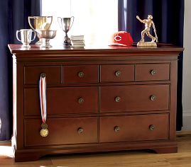 Larkin Extra Wide Dresser, Rustic Sun Valley Espresso