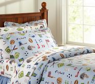 My Favorite Sports Duvet Cover
