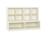 Cameron 2 Cubby & 2  Base, White