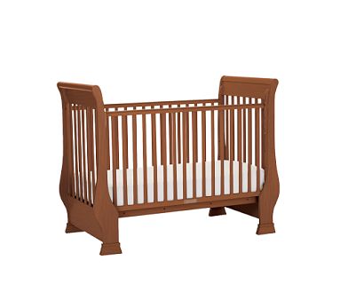 Sleigh Adjustable Gate Crib, Sun Valley Honey