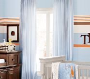 Simple Stripe Panel, 50x63", Navy