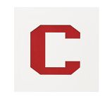 18x18  Novelty Mat Letter, White, C