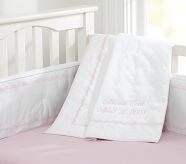 Scallop Pique Nursery Bedding