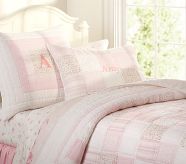 Amy Romantic Floral Quilted Bedding