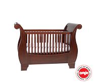 Larkin Sleigh Crib, Rustic Sun Valley Espresso