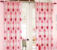Allie Dot Panel Panel, 50x63", Pink