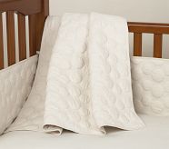 Organic Giant Dot Nursery Toddler Quilt