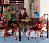 Farmhouse Large Table, Rustic Sun Valley Espresso
