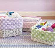 Sabrina Baskets & Polka Dot Liners