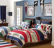 Larkin Bed & Pillowtop Mattress Set, Rustic Sun Valley White, Twin