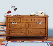 Thomas Extra-Wide Dresser, Rustic Sun Valley Honey