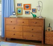 Kendall Extra-Wide Dresser, Rustic Sun Valley Honey
