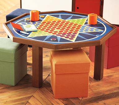 Octagon Play Table & Storage Cubes