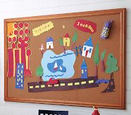 Extra-Large Larkspur Corkboard, Espresso
