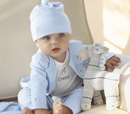 Zebra Embroidered Cardigan, 3-6 Months