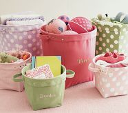 Medium  Canvas Bucket, Light Pink