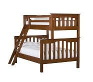 Kendall Twin-Over-Full Bunk Bed, Rustic Sun Valley Honey