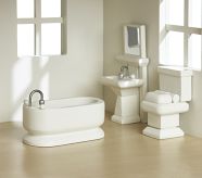 Dollhouse Bathroom Set
