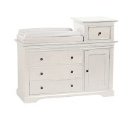 Larkin Changing Table, Rustic Sun Valley White