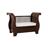 Larkin Sleigh Crib Conversion Kit, Rustic Sun Valley Espresso